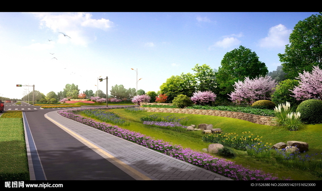 建筑景观PSD