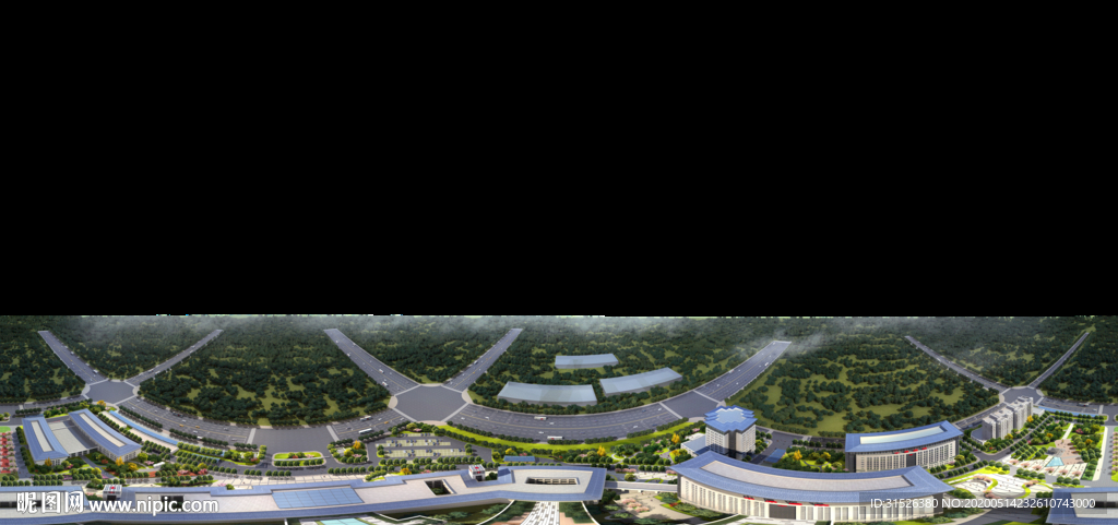建筑景观PSD