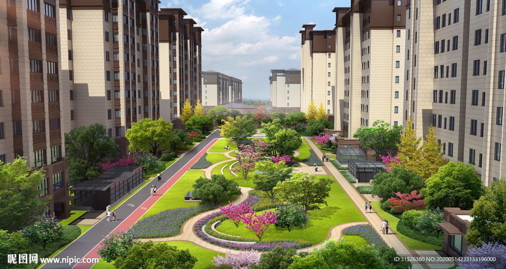建筑景观PSD