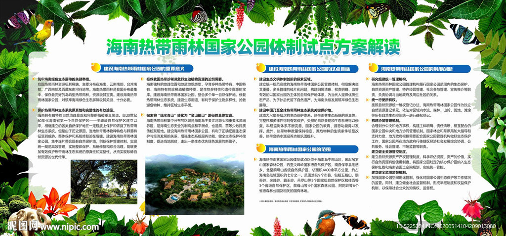 海南热带雨林国家公园试点方案