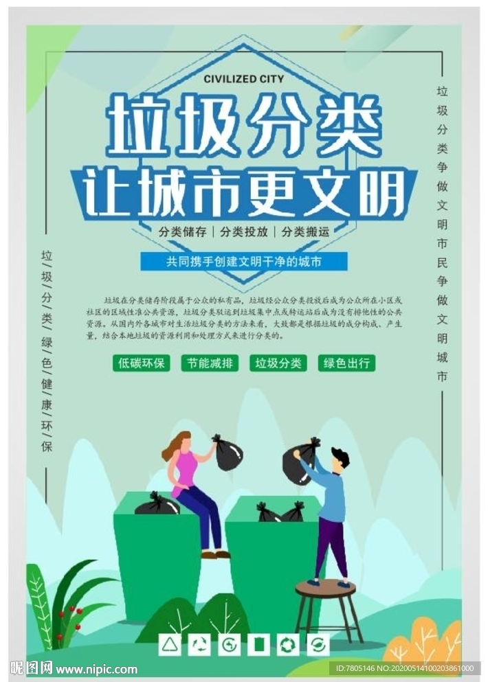 垃圾分类绿色环保