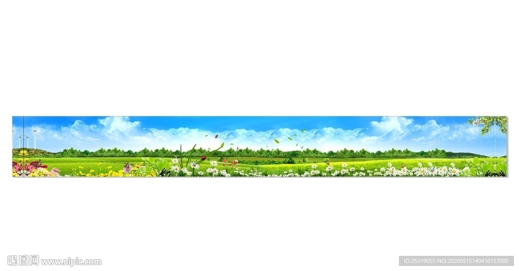 蓝天草地
