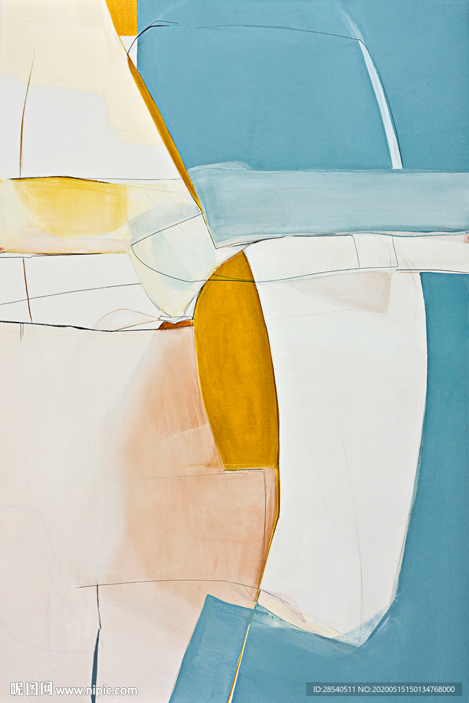 抽象艺术玄关装饰画图片