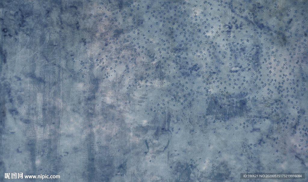 复古花纹背景墙