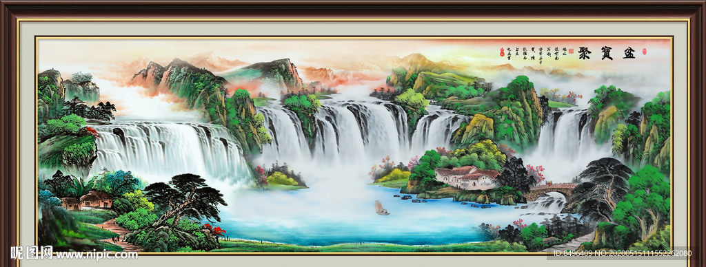 山水画国画山水画