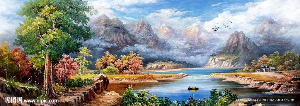 风景画油画