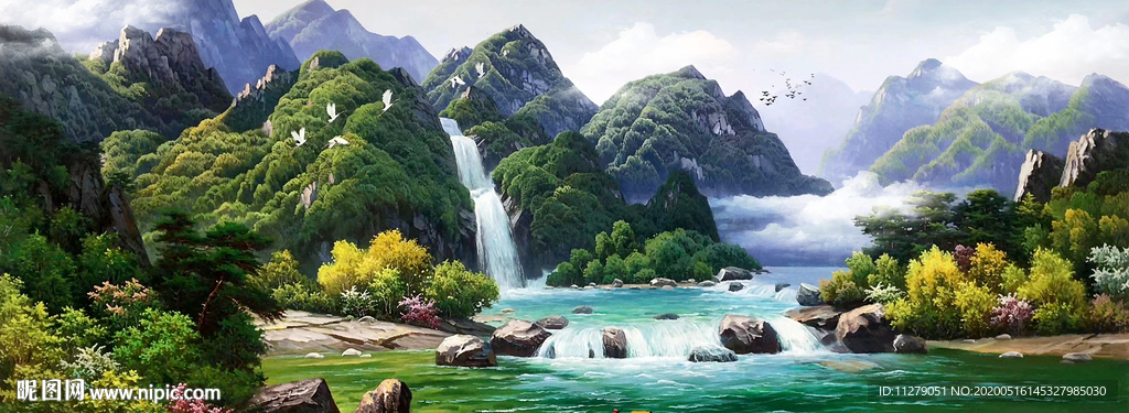 山水画风景画