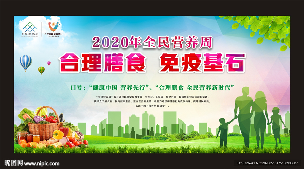 2020年全国营养日 合理膳食