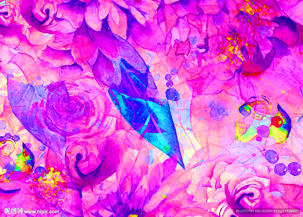 花卉油画