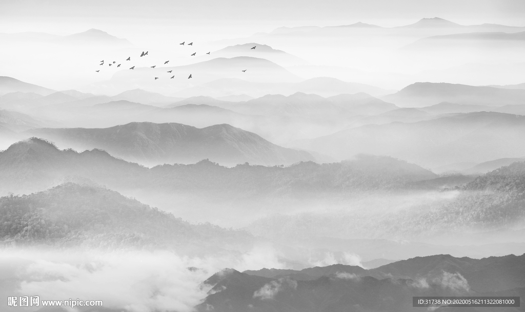 新中式山水画
