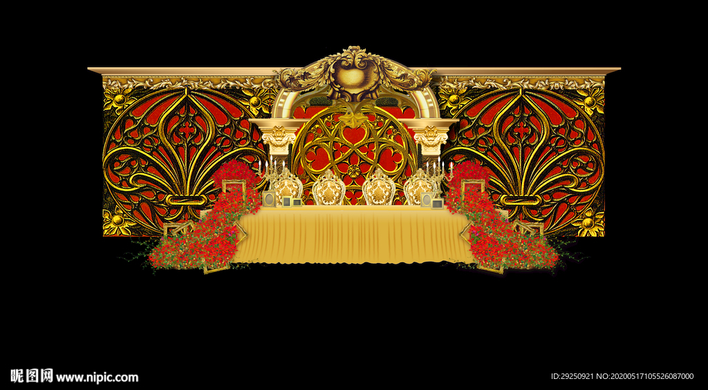 欧式宫廷签到区