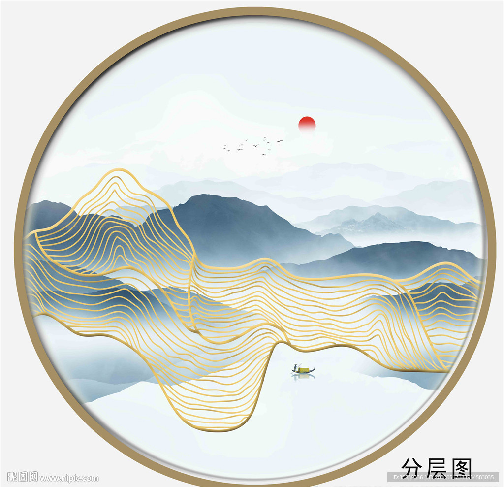 线条山