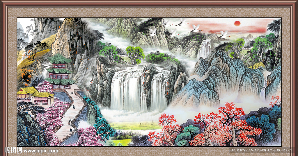 国画山水