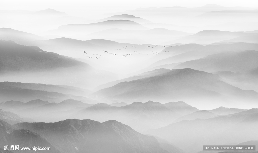 新中式山水画