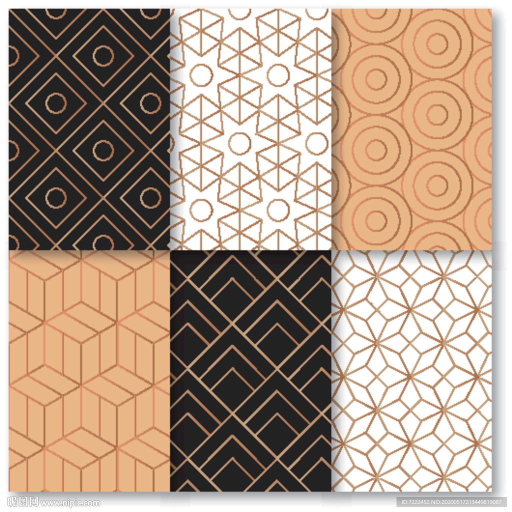 时尚几何图形底纹