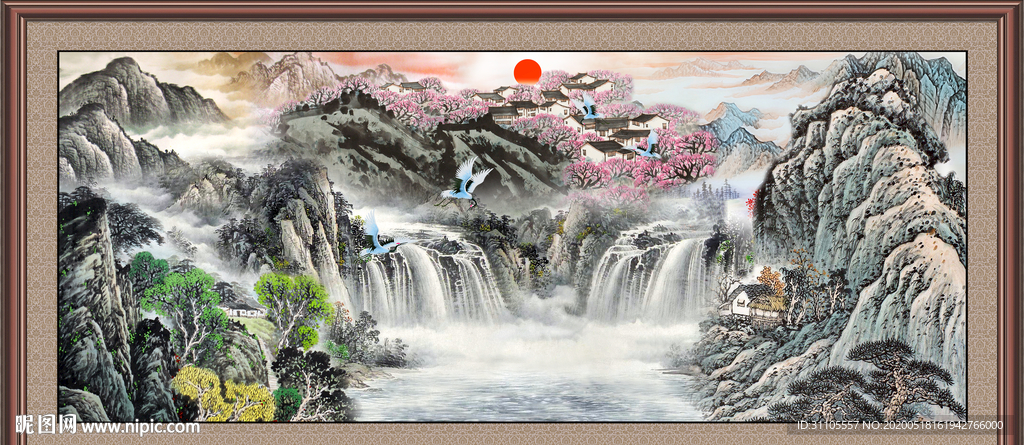 国画山水