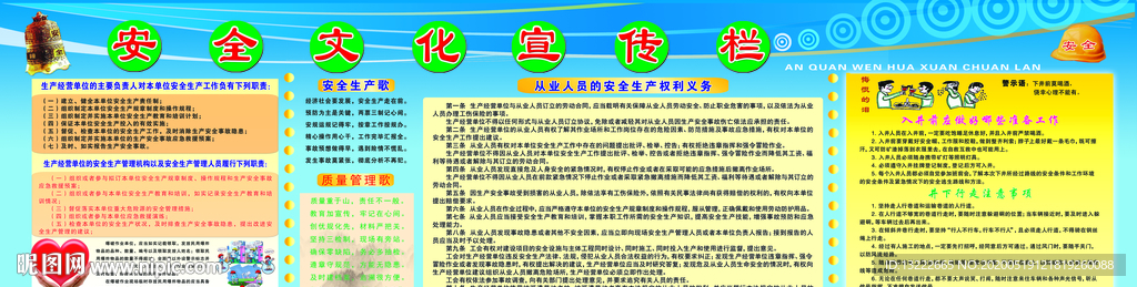 安全生产宣传栏