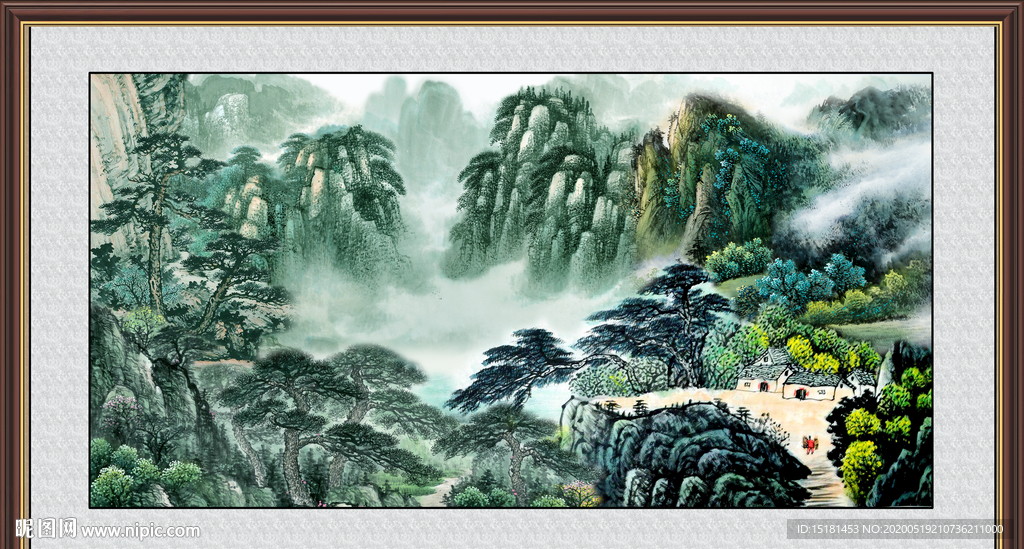 山水聚宝盆
