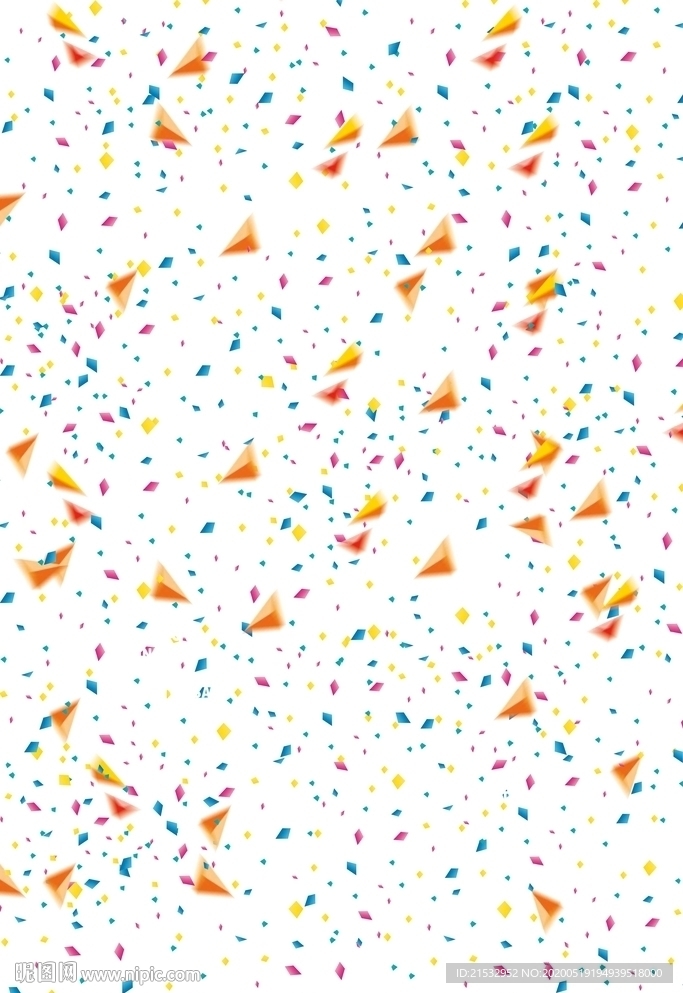 不规则花形图案