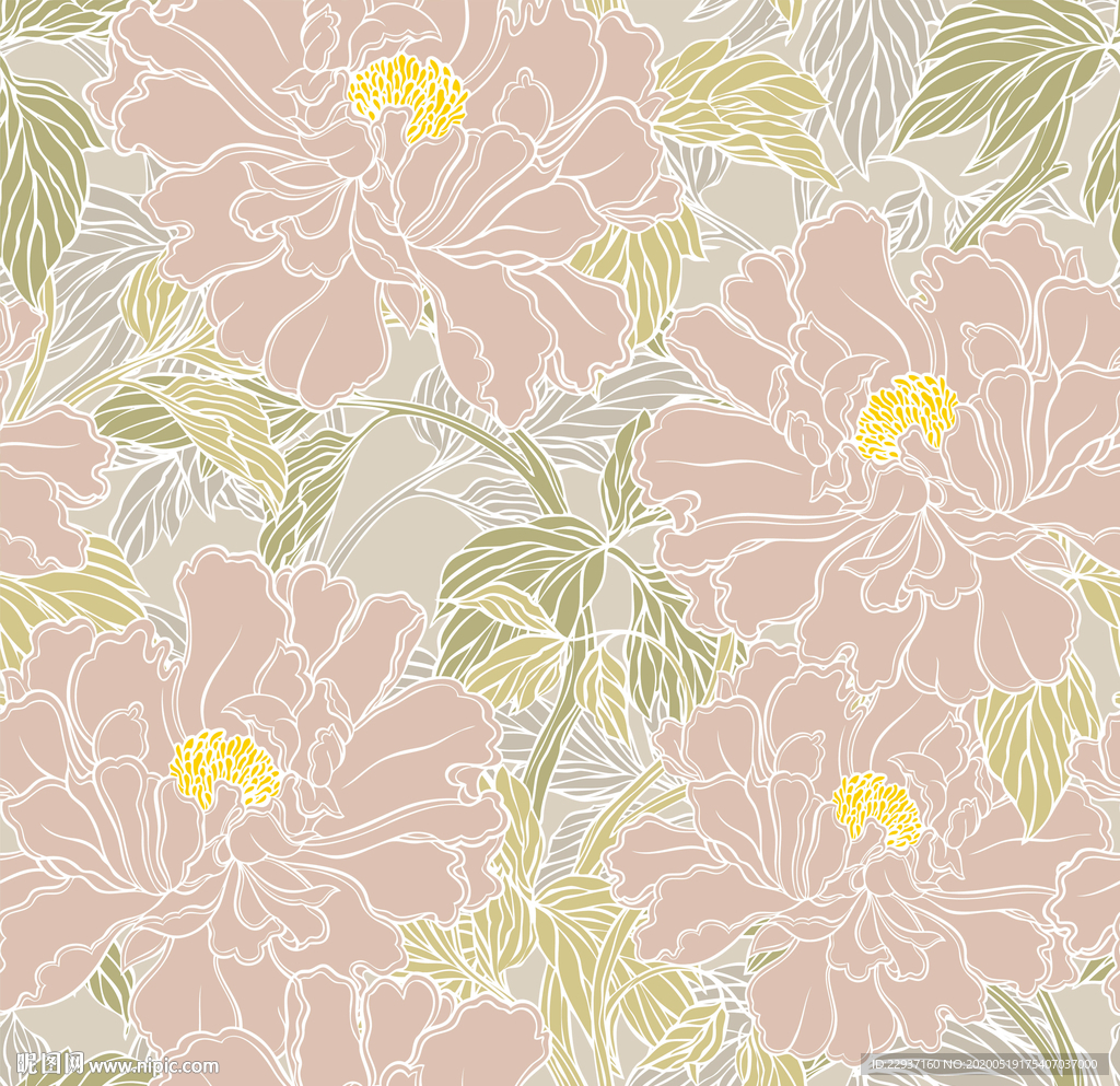 矢量花纹