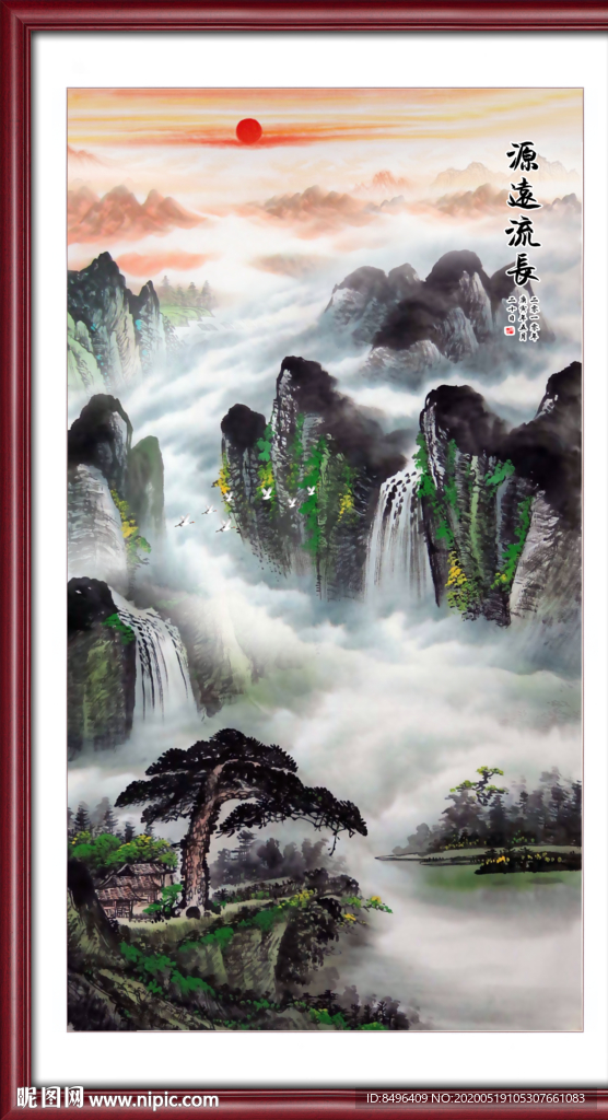 山水画国画山水画