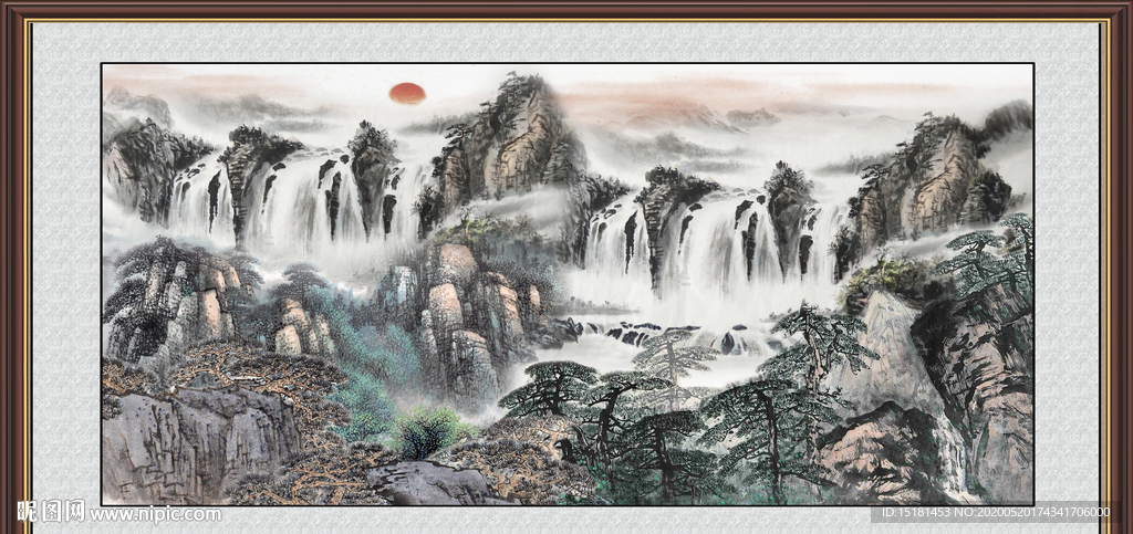 国画山水