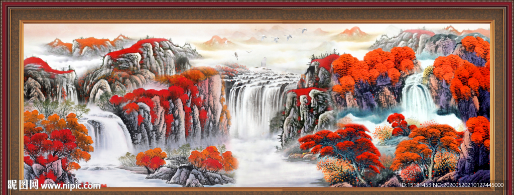 聚宝盆山水