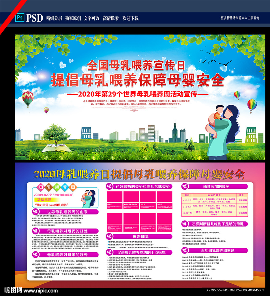 母乳喂养展板