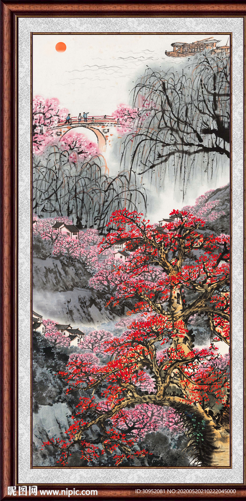 国画梅花