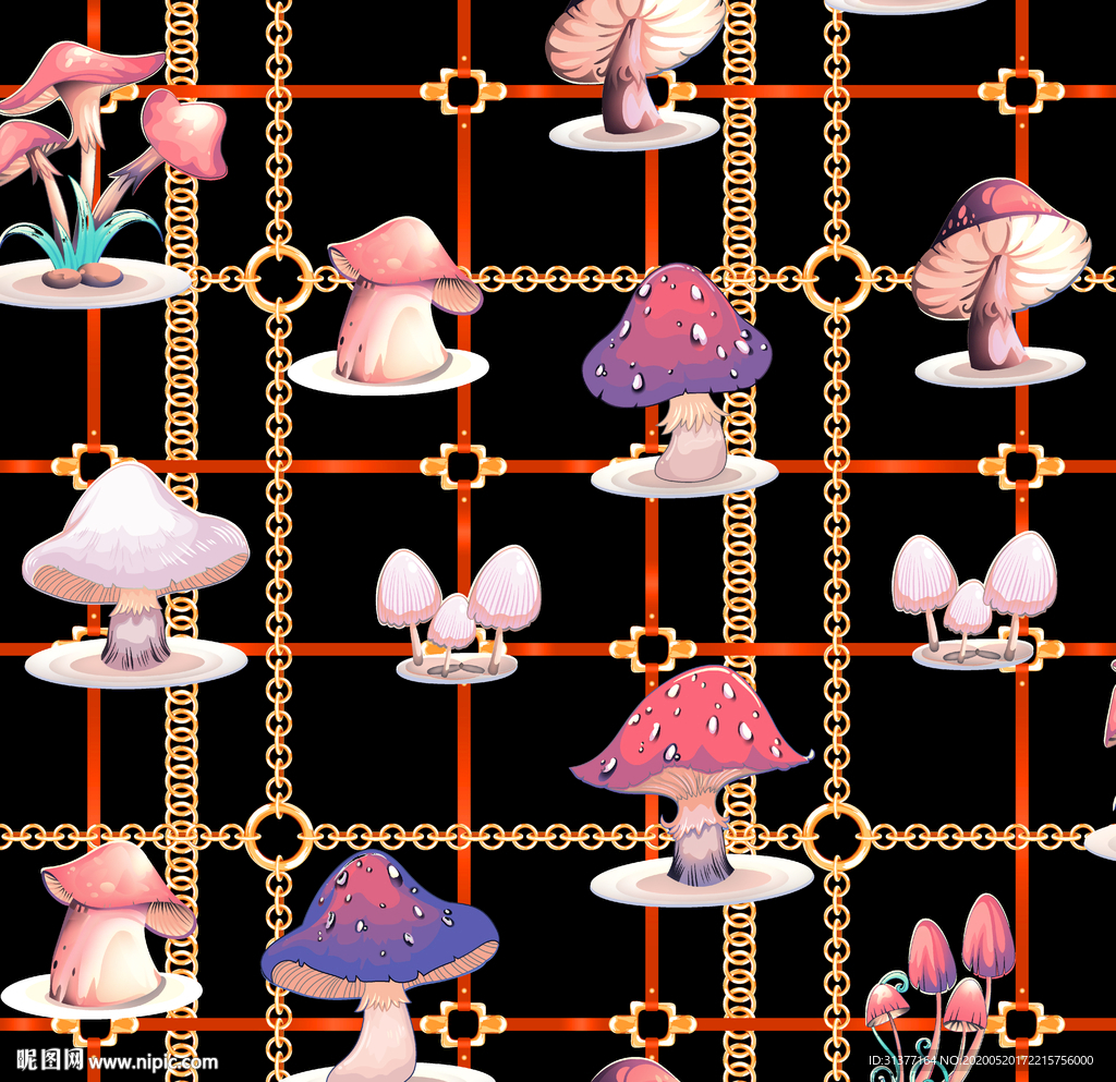 蘑菇链子花