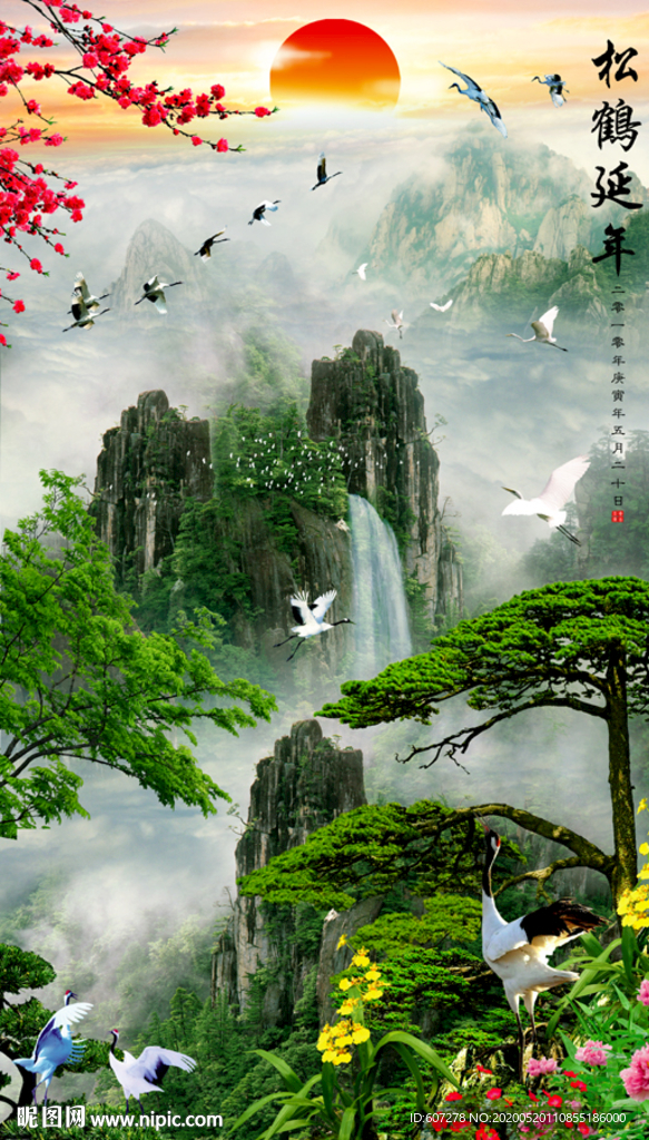 黄山迎客松