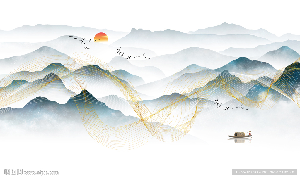新中式山水
