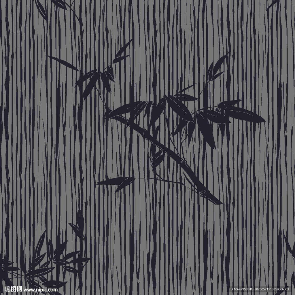 中国风竹叶图案