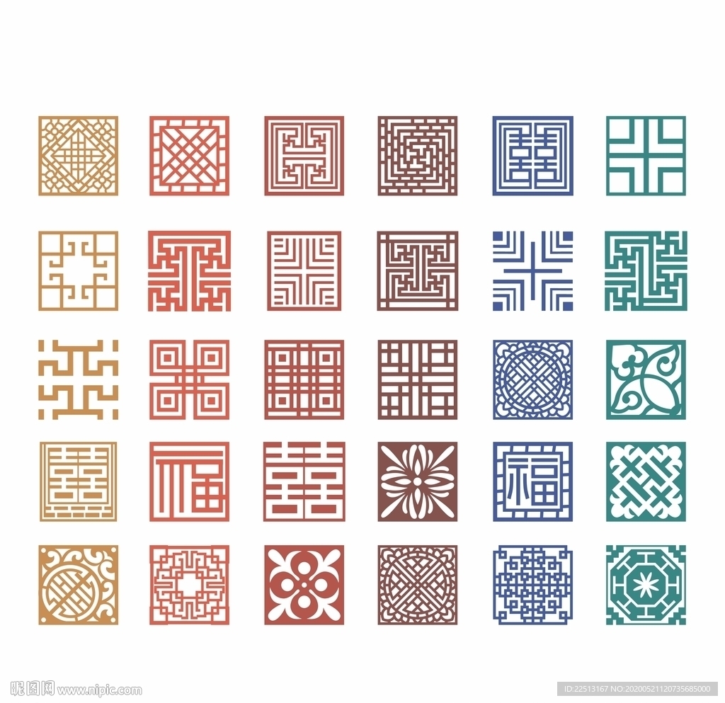 中式花纹