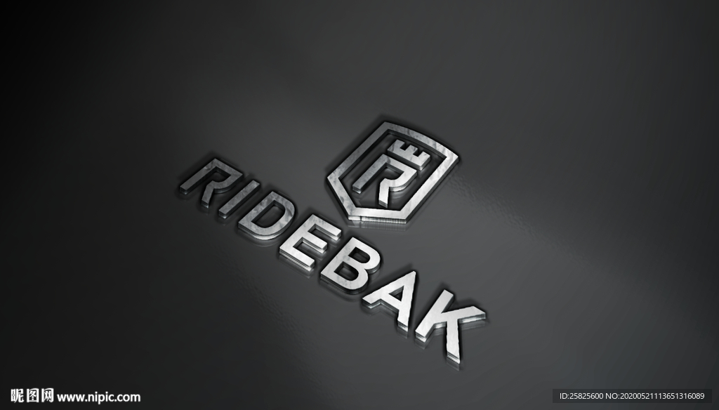logo高端立体金属效果样机