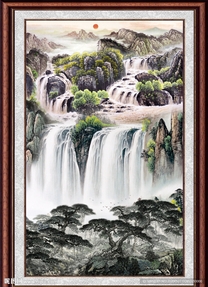 巨幅山水
