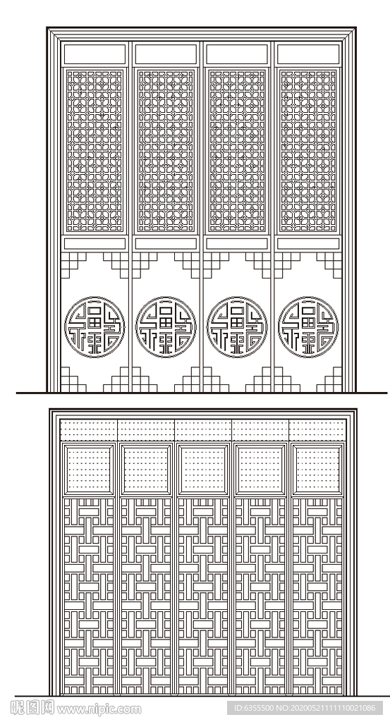 中式大门