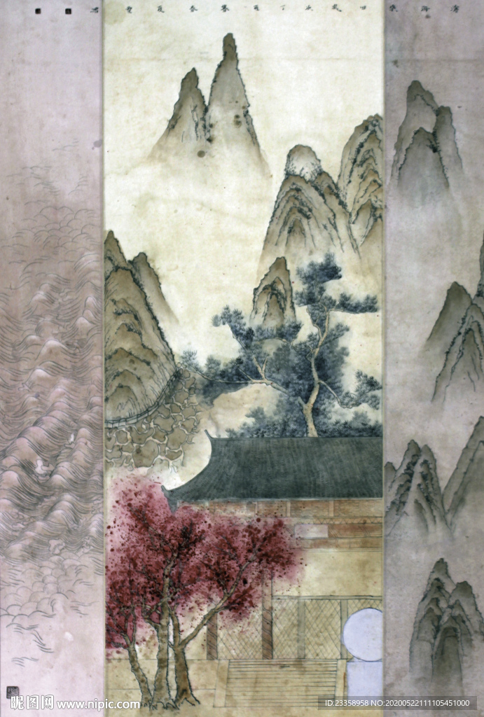 中国画 沧海桑田