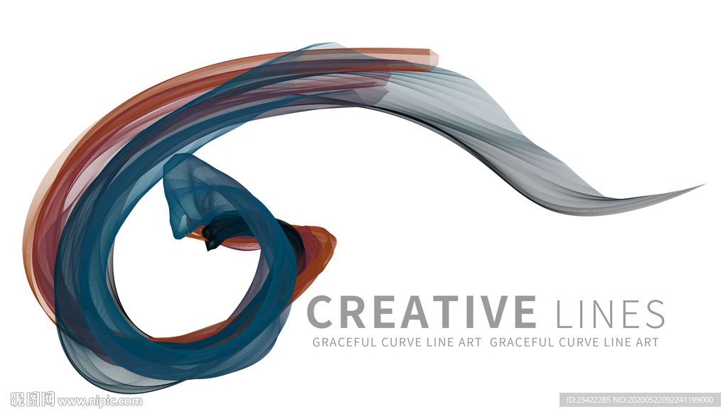创意曲线线条