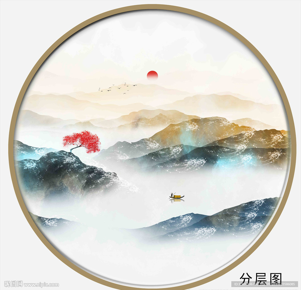 圆形山