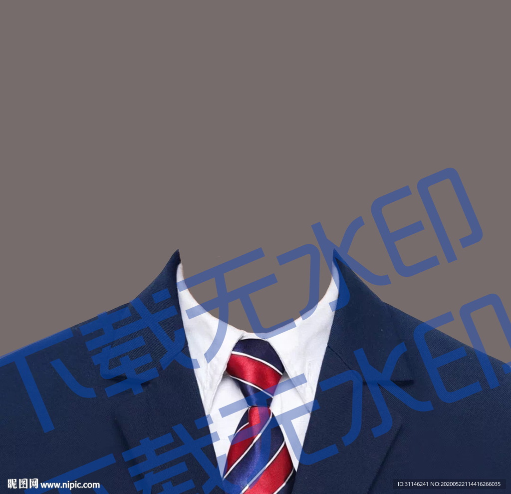 男童证件照模板