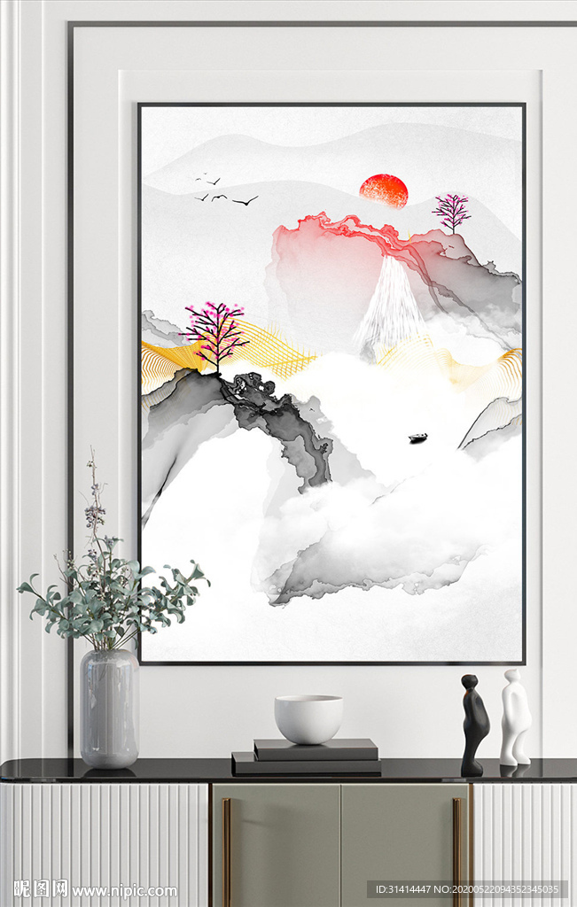 新中式水墨装饰画