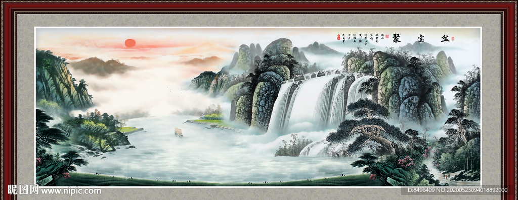 山水画国画山水画