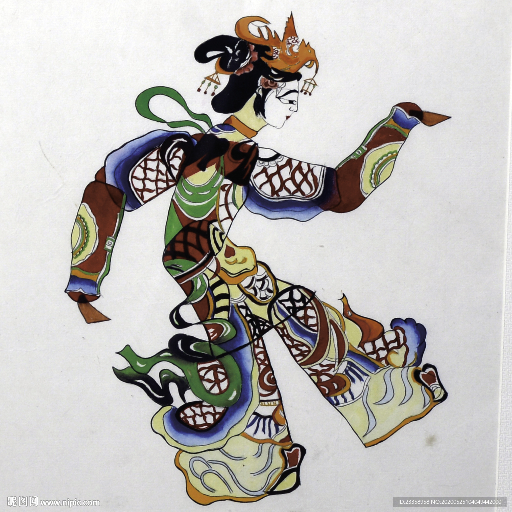中国画 皮影