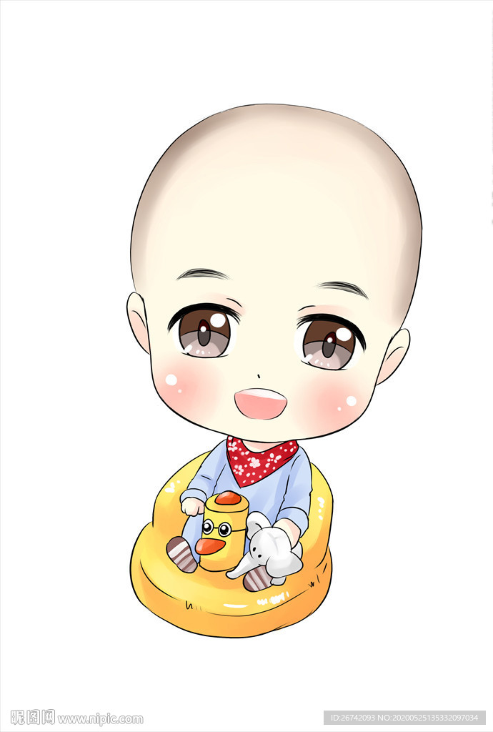 原创Q版小光头宝宝