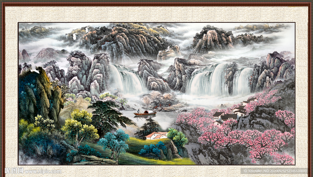 山水风景图