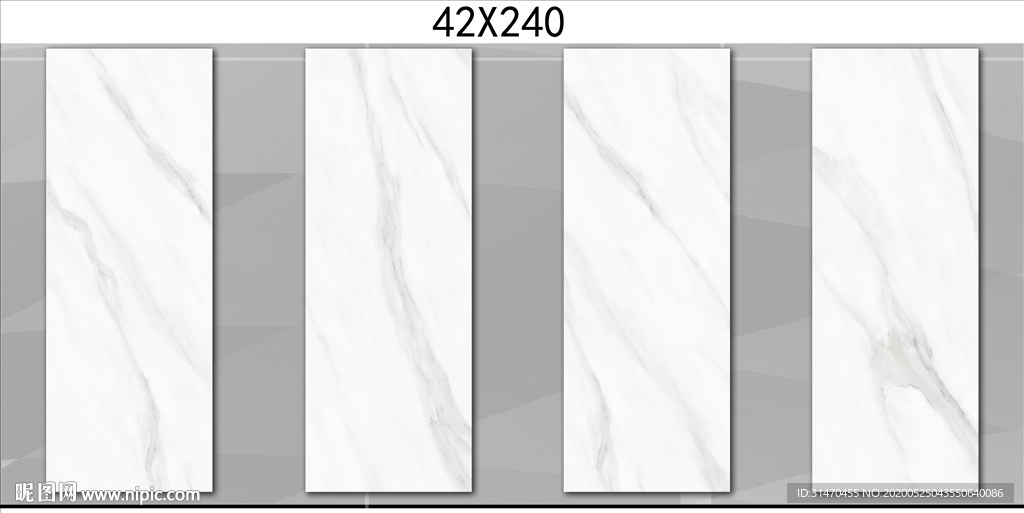 鱼肚白大理石瓷砖设计通道分色