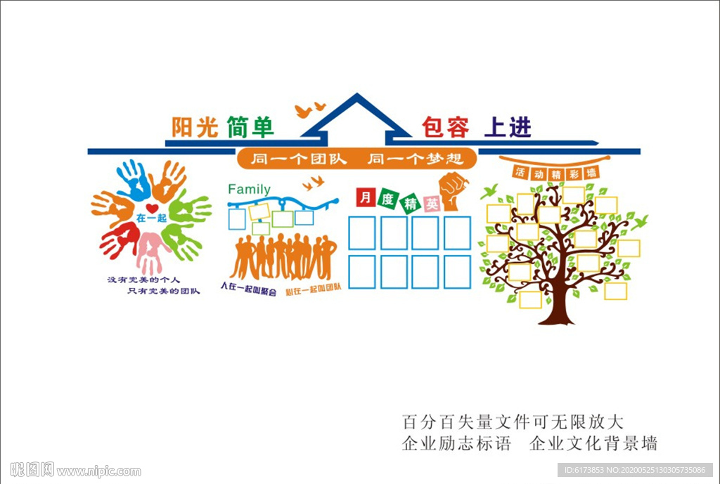 照片墙 团队风采墙