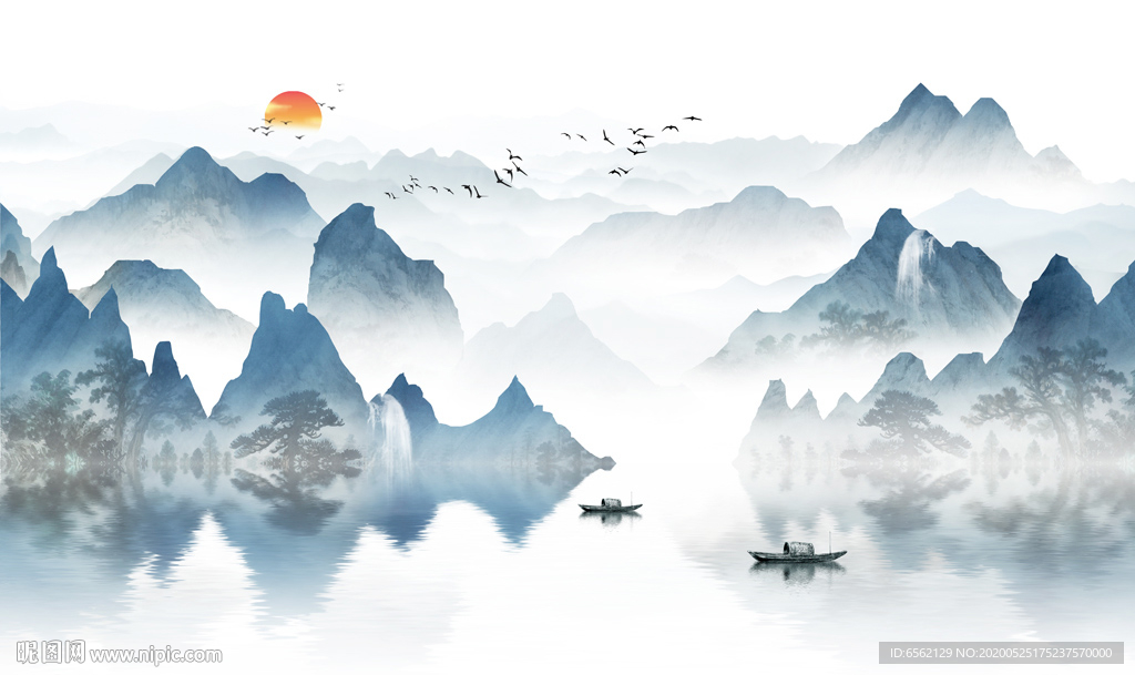 新中式山水