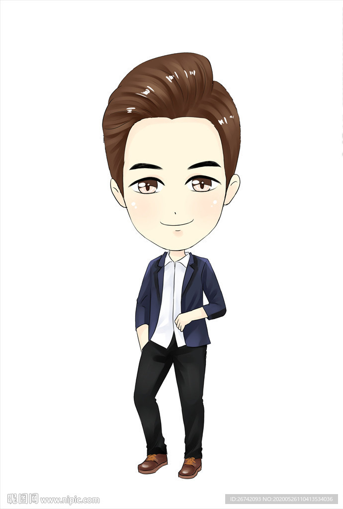 原创Q版 PSD精细分层人物